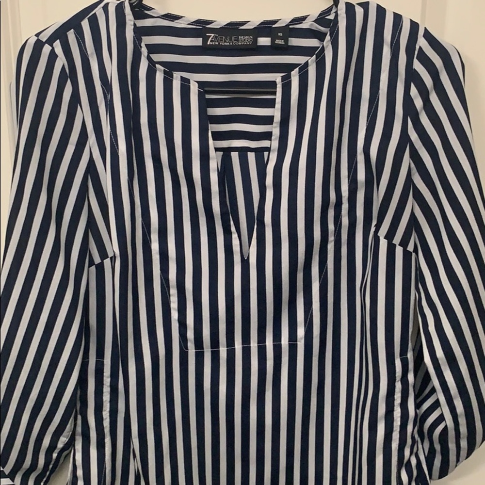 V-neck blouse